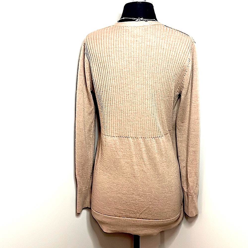 Nwot Toad & Co. V-Neck Button Down Long Sleeve Sweater S 2 front pockets! - Picture 4 of 7